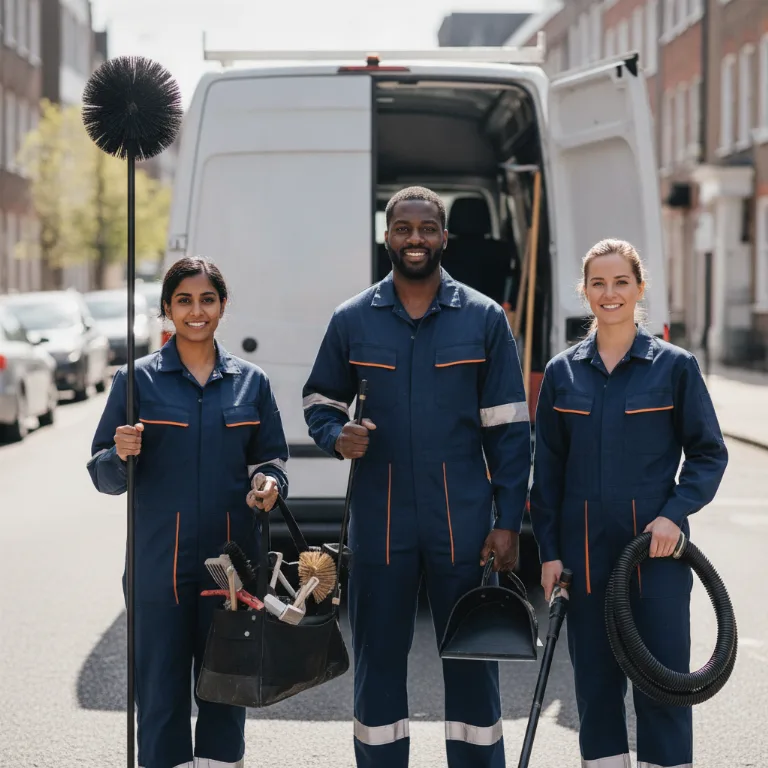 Chimney Sweep team in North Delta